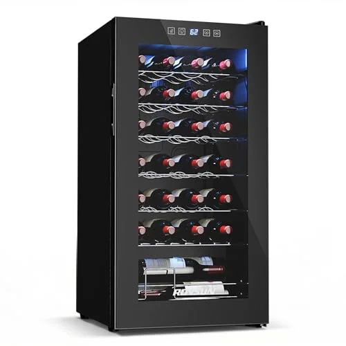ROVSUN 28 Bottle freestanding compressor wine cooler refrigerator