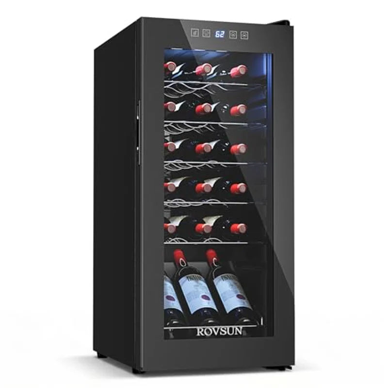 ROVSUN 18 bottle freestanding compressor wine cooler