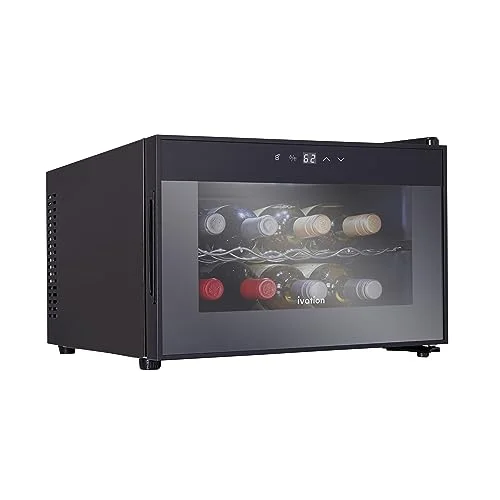 Ivation Premium 8 Bottle Horizontal Thermoelectric Wine Cooler